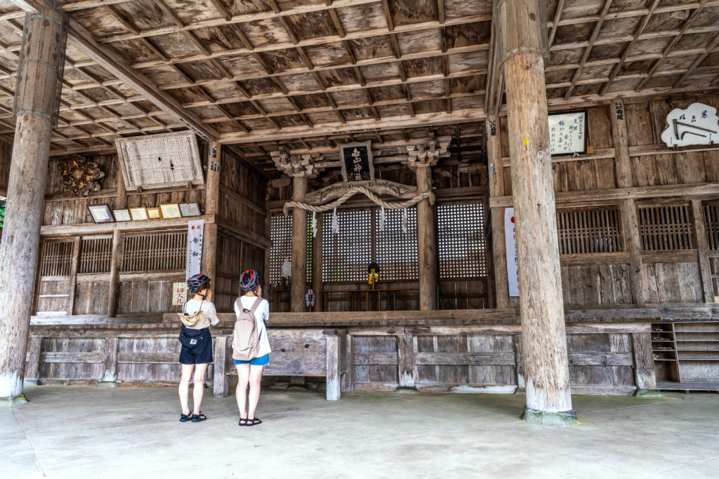 サイクルクルーズ 長滝白山神社でお参り