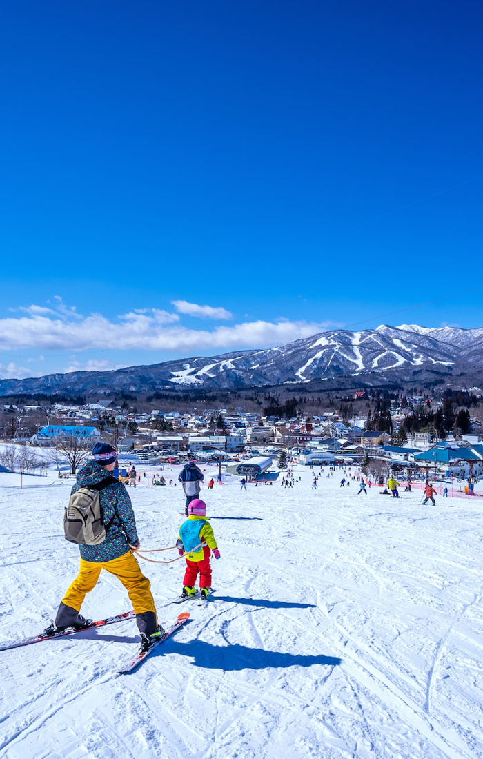 A snow resort to enjoy skiing and playing